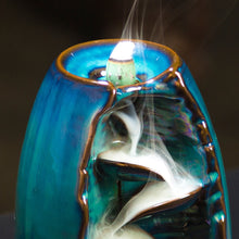 Load image into Gallery viewer, MOUNTAIN_RIVER_HANDICRAFT_INCENSE_HOLDER_blackflow_waterfall_burner_smoke_hookah_chicha_vodka