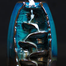 Load image into Gallery viewer, MOUNTAIN_RIVER_HANDICRAFT_INCENSE_HOLDER_blackflow_waterfall_burner_smoke_hookah_chicha_vodka