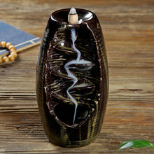 Load image into Gallery viewer, MOUNTAIN_RIVER_HANDICRAFT_INCENSE_HOLDER_blackflow_waterfall_burner_smoke_hookah_chicha_vodka