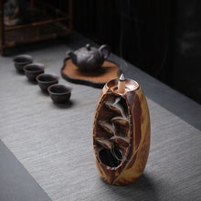Load image into Gallery viewer, MOUNTAIN_RIVER_HANDICRAFT_INCENSE_HOLDER_blackflow_waterfall_burner_smoke_hookah_chicha_vodka